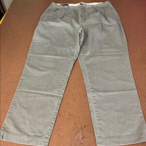 Polo by Ralph Lauren Men's Andrew Olive Chinos pleated front 38x32